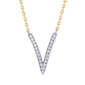 สร้อยคอจี้ทองคำขาวแฟชั่นใหม่สำหรับผู้หญิงสำหรับงานเลี้ยงและงานแต่งงาน - Product Image 1