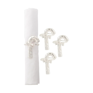 Anneaux de serviette en acier inoxydable au design contemporain et de qualité supérieure avec finition miroir pour accessoire de vaisselle d'hôtel et de café - Product Image 3