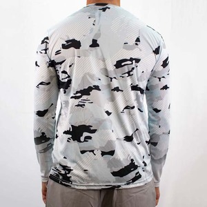Ropa de pesca para hombres, ropa de pesca hecha a medida, alta calidad, OEM, nuevo diseño, camisas de pesca, transpirable, logotipo personalizado, algodón y poliéster - Product Image 4