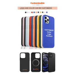 Étui de téléphone de haute qualité, couleur unie, design professionnel, antichoc, étanche, compatible avec 17 Pro Max, en silicone souple et en polycarbonate - Product Image 2