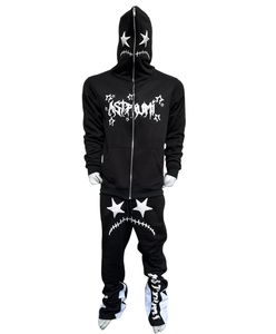 เสื้อฮู้ดดี้และกางเกงวอร์มทรงสกินนี่ พิมพ์ลายโลโก้ด้วยเทคนิคการถ่ายเทความร้อนคุณภาพสูง ผ้าฝ้าย 100% หนานุ่ม ระบายอากาศได้ดี แห้งเร็ว เหมาะสำหรับฤดูหนาว แบบสั่งทำพิเศษ - Product Image 1