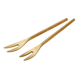 Ensemble de couverts cuillère et fourchette au design moderne, fabriqué en laiton, articles de vaisselle au design unique à prix compétitif - Product Image 4