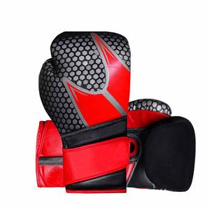 Gants de boxe professionnels avec logo personnalisé 100% Design gagnant en cuir véritable pour l'entraînement Gants en cuir PU personnalisables - Product Image 6
