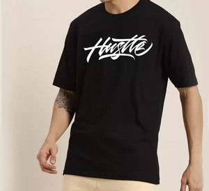 เสื้อยืดกีฬาออกกำลังกายของผู้ชายสินค้าออกที่ดีที่สุด-โลโก้ที่กำหนดเองผ้าสแปนเด็กซ์โพลีเอสเตอร์ธรรมดาขายส่ง - Product Image 5