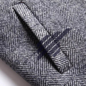 ¡Fabricante directo! Chaqueta de invierno de lana de alta calidad para hombre, cuello levantado, nuevo en Stock, gran oferta - Product Image 3