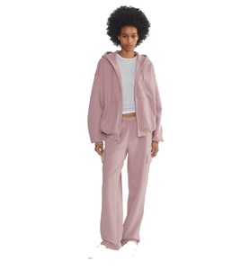 Ensemble de survêtement polaire respirant 100% coton pour femmes Survêtement d'hiver doux et chaud avec des techniques imprimées pour adultes - Product Image 4