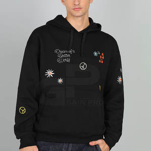 เสื้อฮู้ดดี้ผู้ชายไซส์ใหญ่ สไตล์ลำลอง สตรีทแวร์ เสื้อฮู้ดดี้ผ้าฝ้ายเนื้อนุ่ม แขนยาว ทรงหลวม แฟชั่น - Product Image 2