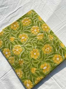 ผ้าฝ้ายบล็อกมือพิมพ์ลายผ้าฝ้าย100% มรดก Jaipur แบบดั้งเดิมเป็นมิตรต่อสิ่งแวดล้อมระบายอากาศได้ - Product Image 5