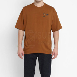 เสื้อยืดโอเวอร์ไซส์ผ้าฝ้ายถัก 100% สวมใส่สบาย ระบายอากาศดี เป็นมิตรกับสิ่งแวดล้อม ผลิตในปากีสถาน ไซส์พลัส แห้งเร็ว - Product Image 4