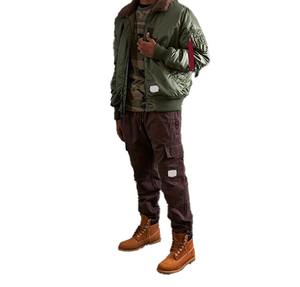 Veste universitaire bicolore avec manches en similicuir pour hommes vestes pour hommes - Product Image 2