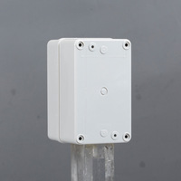 Boîtier en plastique ABS étanche boîtier d'instruments électroniques boîte de jonction électrique boîte de Rail Din 130*80*85mm