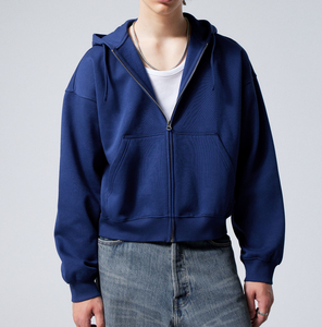 Sudadera con Capucha para Hombre, 100% Algodón, Gruesa, 370/410 g/m², con Cierre, Estampado Personalizado, Ecológica, de Alta Calidad, en Oferta - Product Image 1