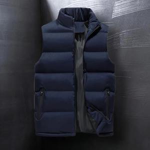 Veste matelassée sans manches pour homme, décontractée, d'hiver, à la vente, de haute qualité, imperméable, fermeture éclair, multi-poches, noire - Product Image 6