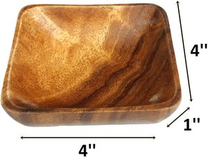Plato de Servir Rectangular de Bambú Pulido, Ecológico y de Lujo, Fácil de Limpiar, Utensilios de Cocina para el Hogar y Regalos Empresariales al por Mayor - Product Image 5