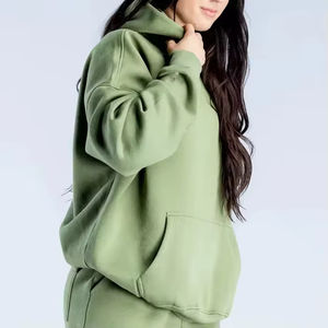 Sweat-shirt à capuche surdimensionné super doux pour femmes, tissu anti-froissement, style décontracté, streetwear, style sportif, pull pour l'automne - Product Image 2