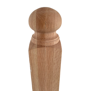 Poteau de Newel en érable FSC avec Ball Top 4004B Durable Moderne et Simple pour tout escalier extérieur intérieur en bois - Product Image 1