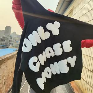 Venta caliente logotipo personalizado Puff Imprimir 100_Algodón/Fleece Hombres Sudadera con capucha de peso pesado de gran tamaño Hombres y mujeres Sudadera con capucha - Product Image 5