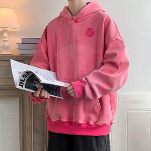 Sudaderas con Capucha para Hombre, Lavado Ácido, 100% Algodón, Forro Polar de Invierno, Resistentes al Viento, Servicio OEM, Precio Bajo, Superventas - Product Image 4