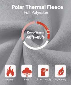 <b>Women's</b> Lightweight Breathable Quick Dry Zip-Up <b>Fleece</b> <b>Jacket</b> Soft <b>Warm</b>-Functional Winter Wear with Pockets - Product Image 4