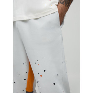 Nuevos pantalones de chándal holgados lisos para hombres Joggers de algodón de ajuste relajado con bolsillos a la venta - Product Image 3