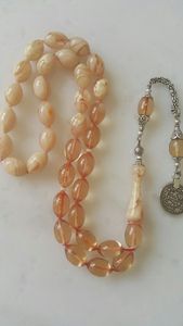 Chapelet Turquoise ELEVATE Accessoires de prière Tasbih Vente en gros Tasbih avec formes de perles en résine naturelle Perles de prière - Product Image 4