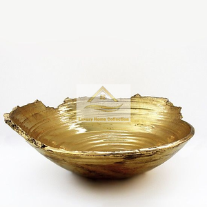 Stylish Curved Leaf Style White Color Serving Bowl With Decorative Look Kitchenware Tabletop Dining Ware Accessories <b>Supplies</b> - Product Image 6