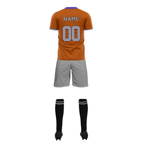 Conjunto de Uniforme de Fútbol para Hombre de la Mejor Calidad, Transpirable, Ligero, de Secado Rápido, Cuello Redondo, Manga Corta, Impresión por Sublimación - Product Image 4