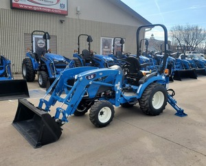 Tracteur agricole compact 4x4 de haute qualité LS 25HP avec chargeur frontal, facile à utiliser pour les travaux sur le terrain - Product Image 1