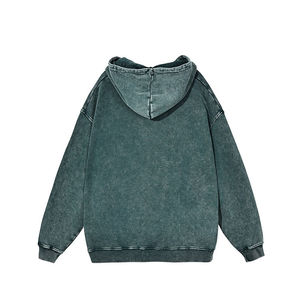 Sudaderas con Lavado Ácido para Hombre, las Más Modernas, Transpirables, 100% Algodón, con Tu Logotipo, Sudaderas con Lavado Ácido Personalizadas - Product Image 2