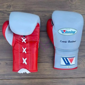 Guantes de Boxeo Personalizados Hechos a Mano con Cuero Genuino, Nombre Personalizado, Equipo de Boxeo Profesional para Entrenamiento y Combate - Product Image 3