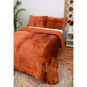 Funda nórdica de invierno de terciopelo oxidado personalizada al por mayor, juego de cama de terciopelo de 3 piezas moderno y ecológico, tamaño Queen, color personalizado - Product Image 1