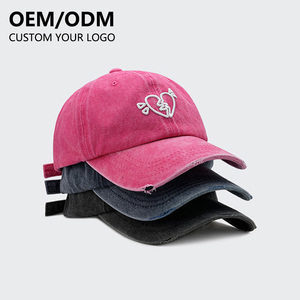 New Fashion Blank unisex, Polyester/cotton Vintage Dad <b>Hats</b> Custom Embroidery Logo Plain Acid Washing 6 Panel <b>Hats</b> Baseball <b>hats</b> - Product Image 3