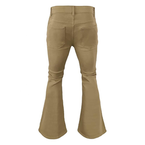 Pantalones de Trabajo para Hombre, Estilo Casual, de Poliéster/Algodón Color Caqui, Transpirables, Impermeables, para Exteriores - Product Image 2