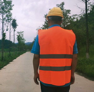 Chaleco de Seguridad Reflectante de Alta Visibilidad Morado, Chaqueta de Alta Visibilidad para Seguridad Vial al Aire Libre y Ciclismo - Product Image 5