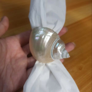 Elegant Vietnam <b>napkin</b> <b>ring</b> <b>napkin</b> holder <b>ring</b> holder by snail & seashell for fine dining restaurant table setting accessories - Product Image 1