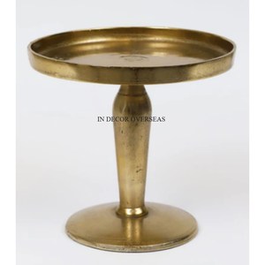 แท่นวางเค้กชุบทองเกรดสูงแบบเรียบง่ายสำหรับตกแต่งบ้านและโรงแรม - Product Image 1