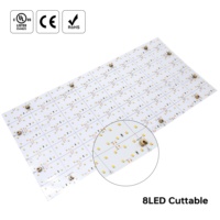Panneau publicitaire LED SHEET haute efficacité 4500LM, feuille LED rétroéclairée haute luminosité 3000K découpable pour mur intérieur et rétroéclairage de pierre