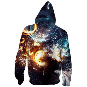 Popular Sublimation Print Pattern Pullover Hoodie Men <b>Hip</b> Hop Heavy Weight Hoodie Custom Men Streetwear - Product Image 4