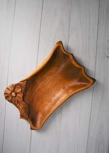 TOP <b>WOODEN</b> PRINTED TRAY BEST QUALITY <b>CARVED</b> Available square Shape and India Handicraft best Sample Hot <b>Sale</b> - Product Image 2