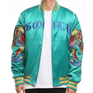 Venta al por mayor de alta calidad Zip-up chaqueta de invierno para los hombres nuevo diseño de invierno Bomber Coat Casual algodón cuerpo bordado High Street OEM - Product Image 1