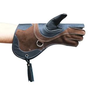 ถุงมือฟอลคอนสองชั้นหนังยาวทุกสีถุงมือจับนกดีไซน์ใหม่ - Product Image 6