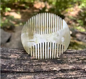 Buffalo Horn <b>Comb</b> Stylish Traditional Design Custom Logo Home Salon Use 3 Pieces Natural Color Shiny Polished <b>Comb</b> - Product Image 6