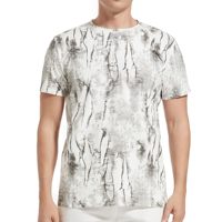 Camiseta de Hombre de Alta Calidad, 190 Gramos, 100% Algodón Jersey, Impresión Digital, Logotipo Personalizado, Estilo Formal, Ropa Transpirable