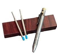Stylo en acier Damas de haute qualité fait à la main pour le travail de bureau, stylo de luxe pour un usage quotidien avec encre bleue et rouge, stylo Damas