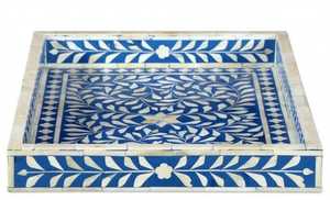 Vajilla Portátil Multifuncional con Incrustaciones de Hueso, Diseño de Patrones Árabes para Ambientes Elegantes, Opciones de Color y Tamaño Personalizadas, Oasis Dorado - Product Image 5