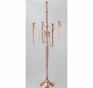 New <b>Decorative</b> Aluminum Five Arms Silver Plated Candelabra for Home and <b>Wedding</b> <b>Table</b> Top <b>Decor</b> <b>Centerpieces</b> - Product Image 4