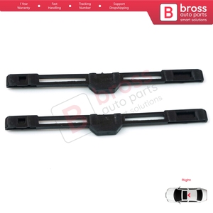 BSR2 2 ชิ้นม่านบังแดดซันรูฟด้านขวาสำหรับซีรีส์ 3 E46 1997-2006 54138246025 - Product Image 2