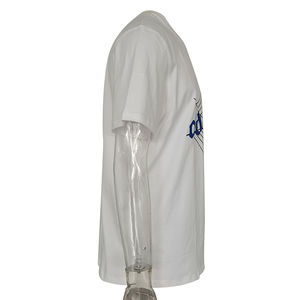 เสื้อยืดคอกลมสำหรับผู้ชายเสื้อยืดผ้าคอตตอนเนื้อนุ่มพิมพ์ลายปักโลโก้ฤดูร้อน - Product Image 2