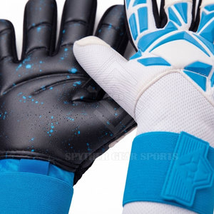 Gants de gardien de but en cuir réglables, paume à forte adhérence, ajustement confortable, respirants, protection des doigts, entraînement de football, sport - Product Image 5