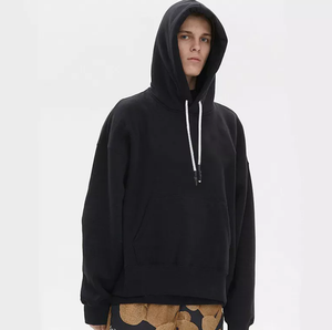 Sweat-shirts à capuche classiques pour hommes, brodés, impression numérique, 100% coton, coupe ample, pour sports d'hiver, décontractés, confort quotidiens - Product Image 2
